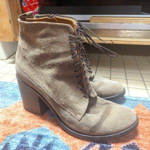 Anthropologie Coclico Vash Suede Ankle Boot